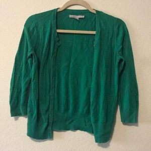 Green cardigan